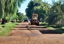 El municipio continúa con la reparación de calles