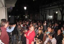 Multitudinario acto de los candidatos de Bordet en Villaguay