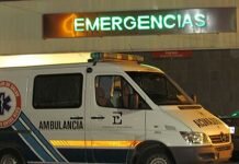 Reventón de cubierta y choque de motos en la ruta 18