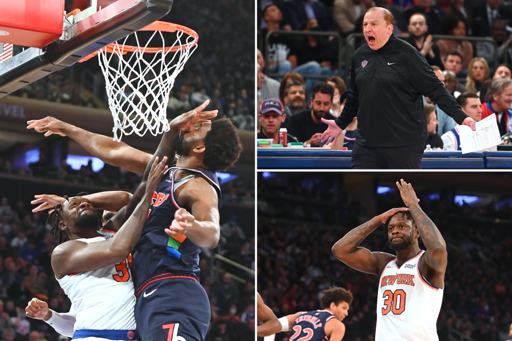 Los Knicks pierden ante 76 jugadores mientras Joel Embiid y James Harden dominan
