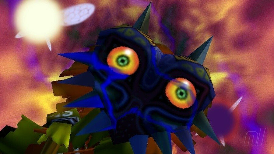 The Legend of Zelda: Majora's Mask como se ve en el paquete de expansión Switch Online