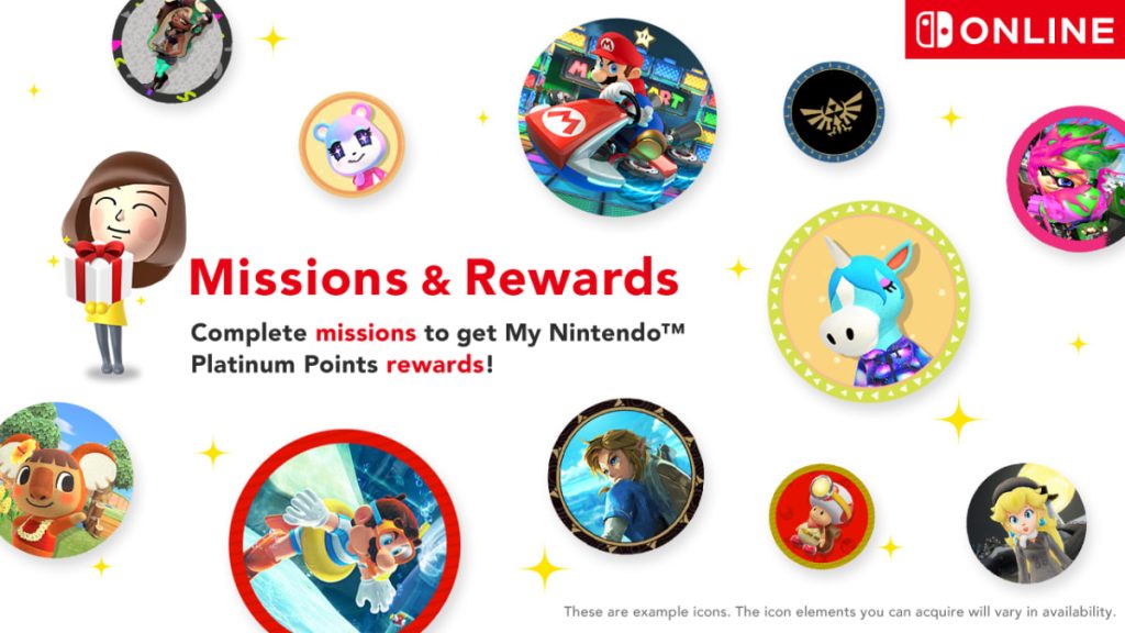 Se han agregado misiones y recompensas a Nintendo Switch Online