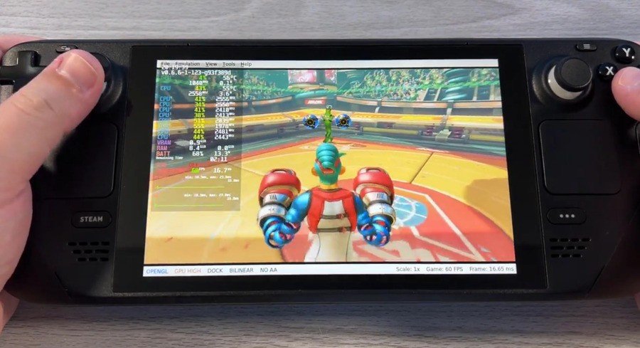 ARMS para Nintendo Switch funciona en Steam Deck