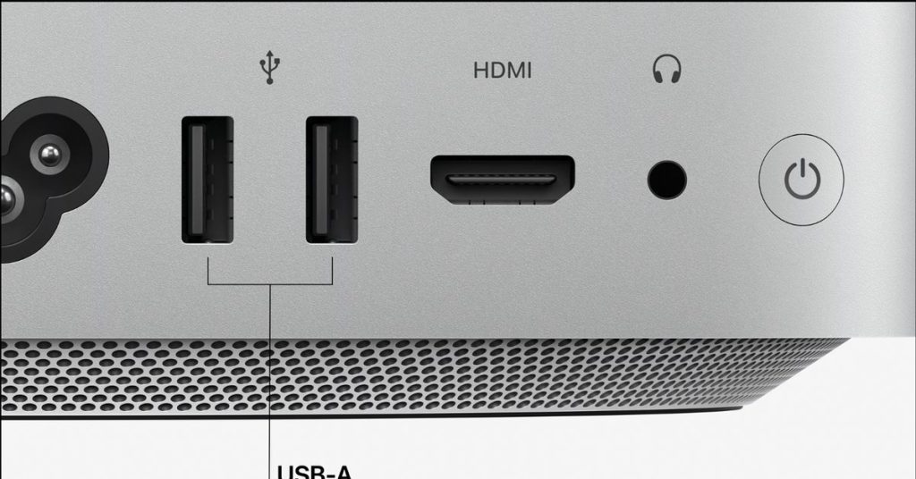 Gracias, Apple, por mantener USB-A en Mac Studio