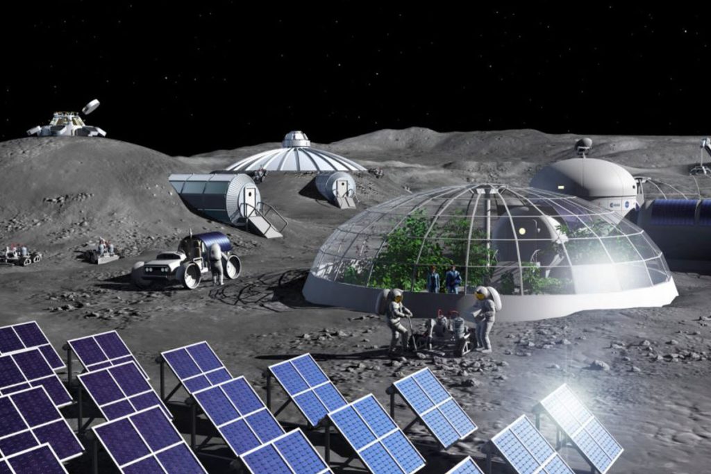 Plan espacial interior para crear una "granja de oxígeno" en la luna para los astronautas de la NASA
