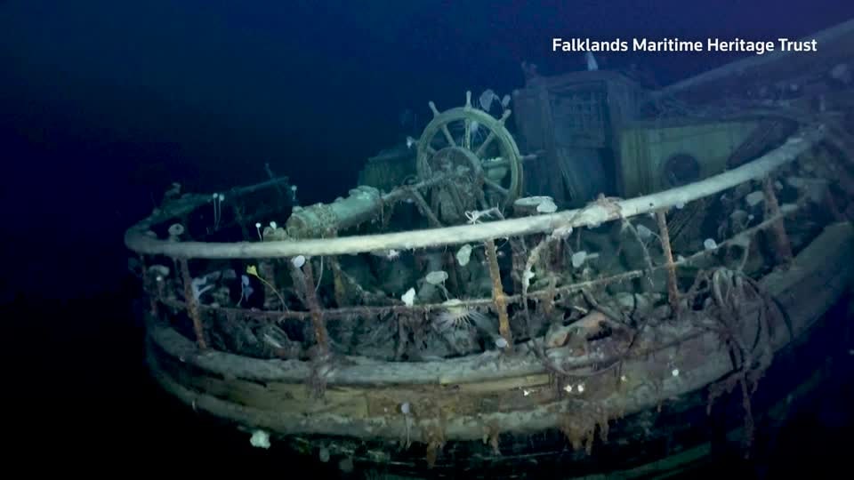 La resistencia de Ernest Shackleton fue encontrada en el Mar de Weddell más de 100 años después del naufragio