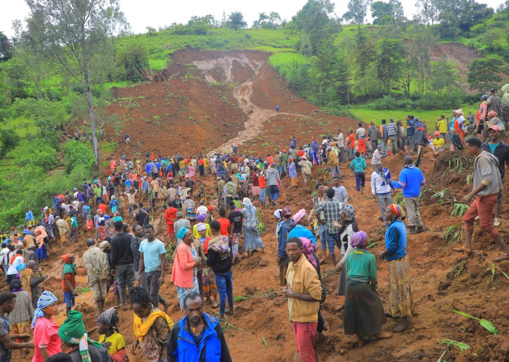 Al menos 229 personas murieron por deslizamientos de tierra en Etiopía  Noticias del tiempo