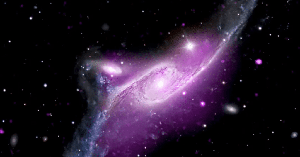 La NASA publica imágenes nunca antes vistas de la galaxia Peacock 25 años después del lanzamiento del Observatorio de rayos X Chandra